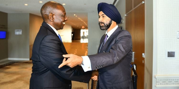 World Bank Explains How Ruto’s Govt Has Made Economic Gains After Crisis President William Ruto With World Bank President Ajay Banga