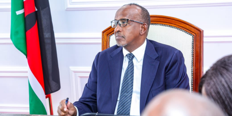 Health Cabinet Secretary Aden Duale.