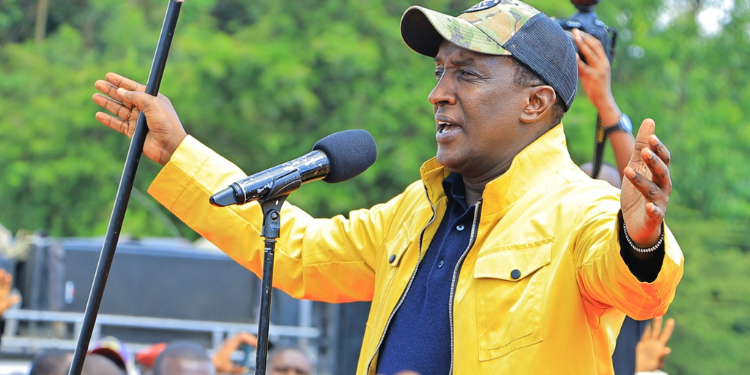 Narok Governor Patrick Ole Ntuntu During A Women And Youth Empowerment Fundraiser At Emurua Dikirr Primary School On July 12, 2025. Photo/Ntuntu X. Maasai Mara National Reserve