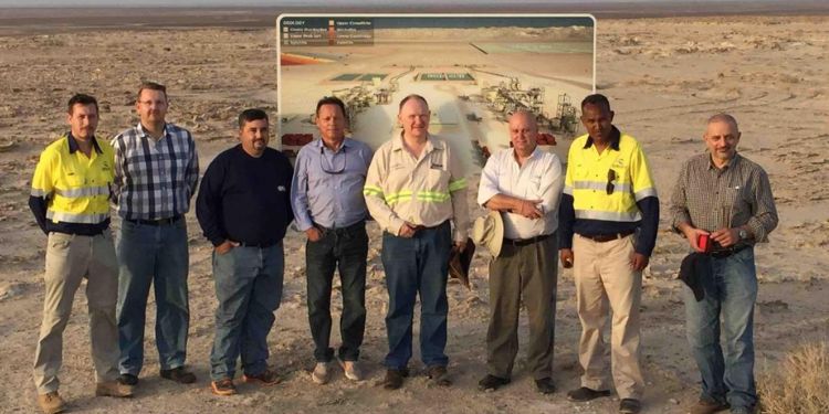 Rarex Employees At A Mining Site. 