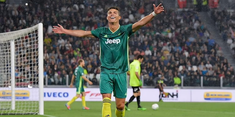 A Photo Of Cristiano Ronaldo During A Football Match In 2019 Photo/ Georgina Rodríguez Facebook