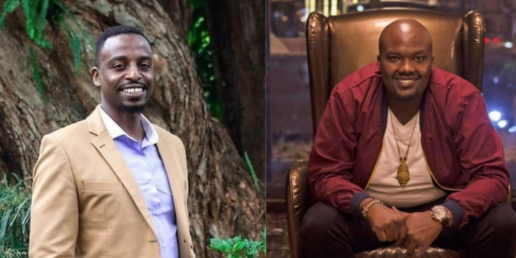 Meet The Founders Behind Mookh, The Platform Selling Chan Tickets A Photo Of Eric Thimba And George ‘Porgie’ Gachui Photo/Fuzu/