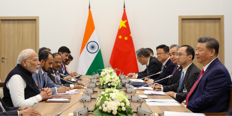 China, India In Talks To Resume Border Trade 5 Years After Deadly Clashes Chinese President Xi Jinping And Prime Minister Of India Narendra Modi Hold A Meeting With A Delegation From The Two Countries On October 23, 2024. Photo/Modi X. China, India
