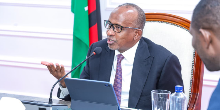Health Cs Aden Duale. Photo/Moh.