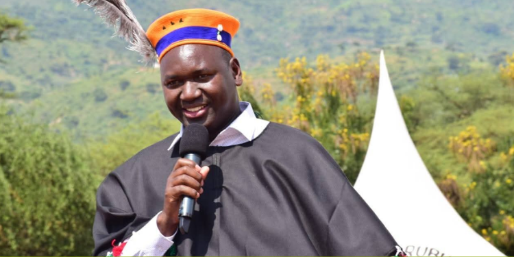Ededucation Principal Secretary Julius Bitok Speaking During The Ortum Boys High School 2024 Kcse Thanksgiving Ceremony. Photo/Moe