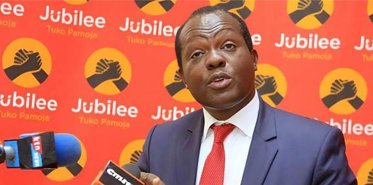 Former Jubilee Secretary General Raphael Tuju. Photo/Nmg