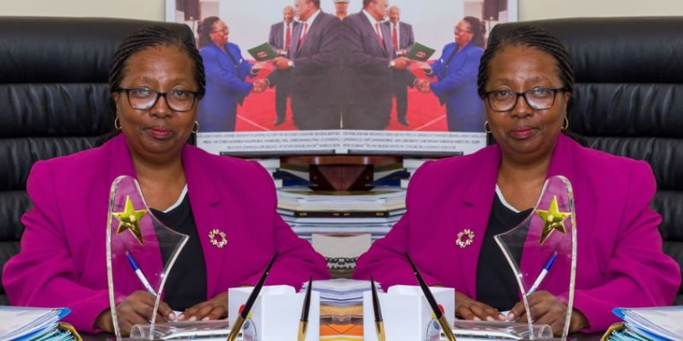 Meet Victoria Ngumi, A Fullbright Scholar And Vice Chancellor Of Jkuat Since 2018 Jkuat Vice Chancellor Prof. Victoria Wambui Ngumi. Photo/Ngumi X.