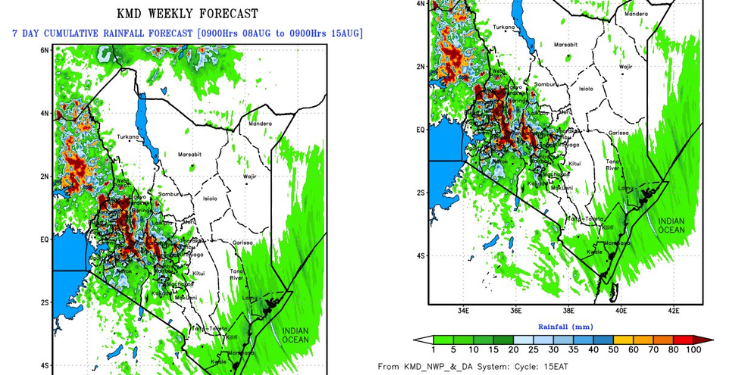 Weatherman Lists Nairobi Among Regions To Receive Weekend Rains In 5-Day Forecast Weatherman Lists Regions To Receive Weekend Rains In 5-Day Forecast