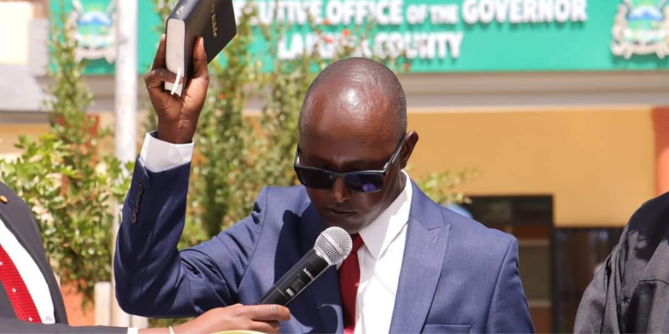 Laikipia County Public Service Board Secretary And Ceo Josephat Lekamario. Photo/Laikipia County.