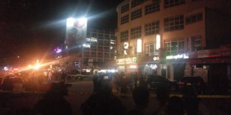Odeon Building At Night In Nairobi Cbd. Photo/Mwakilishi.com.