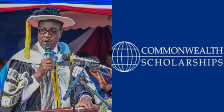 Commonwealth Announces Full Scholarships For Kenyan Citizens In Uk A Photo Collage Of Education Cs Julius Migos Ogamba And Commonwealth Scholarship Commission Logo. Photo/Ogamba X/Csc.