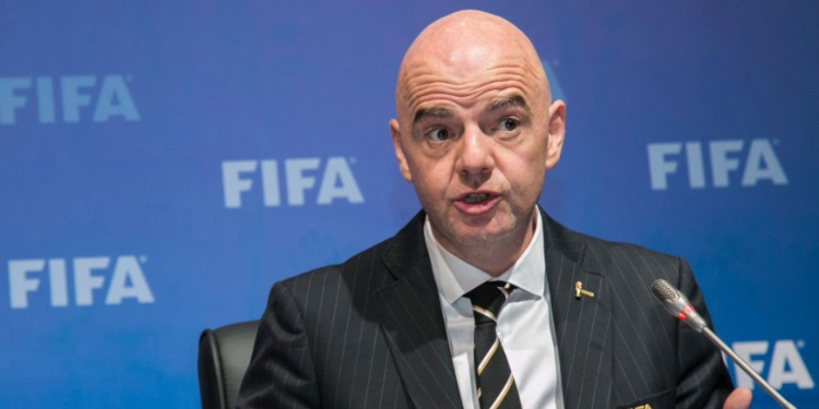Photo Of Fifa President Gianni Infantino Speaking At A Past Press Conference. Photo/Fifa