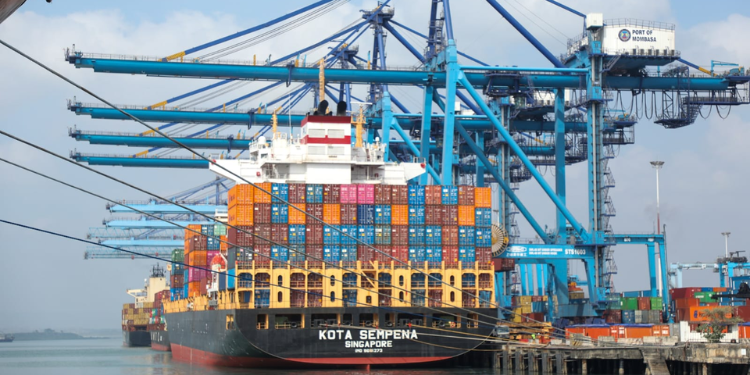 A Photo Of The Mombasa Port Where Most Vessels Dock. Photo/Tkt