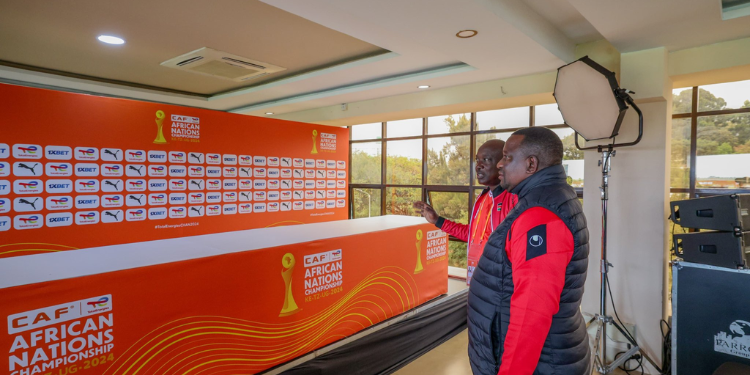Sports Cs Salim_Mvurya At Nyayo Stadium Before The Chan Match Between Morocco And Angola On August 3, 2025. Photo/Mvurya X.