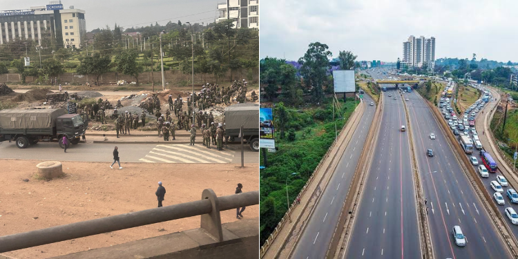 Heavy Traffic On Thika Road As Fans Head To Kasarani Stadium For Kenya Vs Madagascar Match Police Block Super Highway At Ruiru Kamakis Ahead Of Chan2024 Quarter Final Match