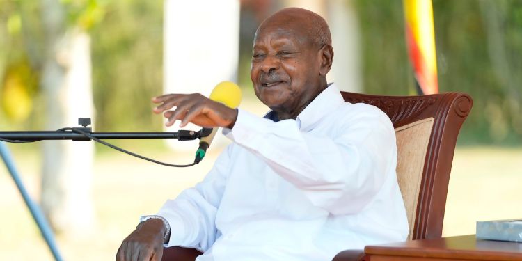 The President Of Uganda Yoweri Museveni