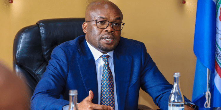 Ps Omollo Fires Back At Governor Gladys Wanga Interior Ps Raymond Omollo During A Past Meeting. Photo/ Omollo X.