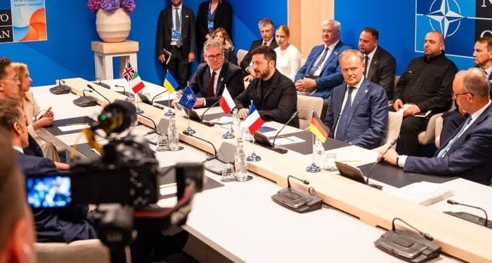 European Leaders At The Coalition Of The Willing