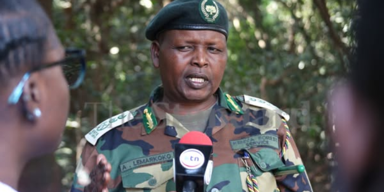 Photo Of The Kenya Forest Service (Kfs) Chief Conservator, Alex Lemarkoko. Photo/Kfs