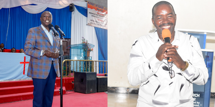 A Photo Collage Of Former Deputy President Rigathi Gachagua And Dcp Aspirant Duncan Mbui Photo/Rigathi Gachagua/Duncan Mbui Facebook