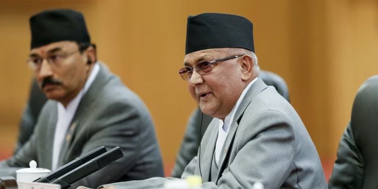 Nepal Prime Minister Khadga Prasad Sharma Oli