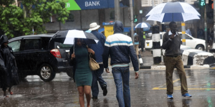 Rainy Day In Nairobi. Photo/Ntv Kenya