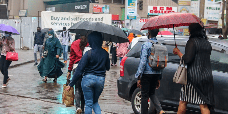 Kenya Met Warns Of Heavy Rainfall And Flooding Risk Across Multiple Counties