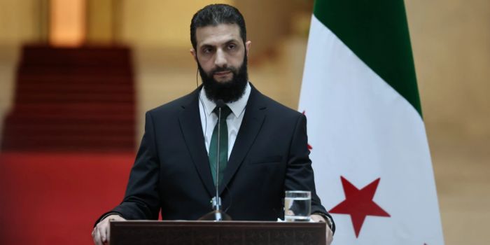 Trump Welcomes Ex-Jihadist Turned Syrian President To The Us Syrian Interim President Ahmed Al-Sharaa.