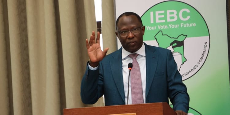 Iebc Chairperson Iebc Announces One-Month Voter Registration Exercise In Five Electoral Areas