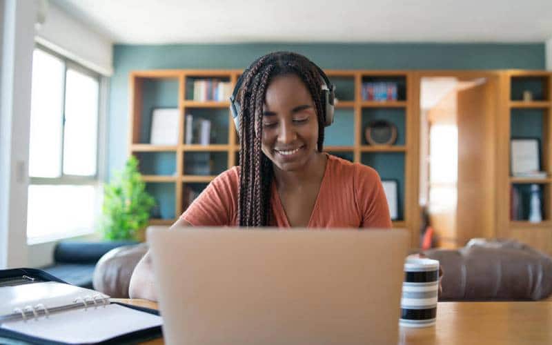 Picture Of A Woman Working From Home. Photo/ Courtesy