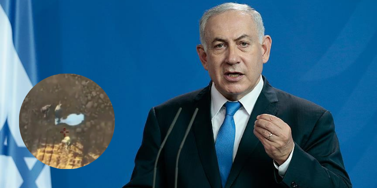 A Photo Of Israeli Prime Minister Benjamin Netanyahu.