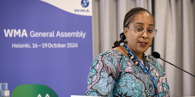 Kenyan Doctor Jacqueline Kitulu Installed As President Of World Medical Association A Photo Of Jacqueline Kitulu, Kenyan Doctor Inaugurated President Of World Medical Association Photo/Wma
