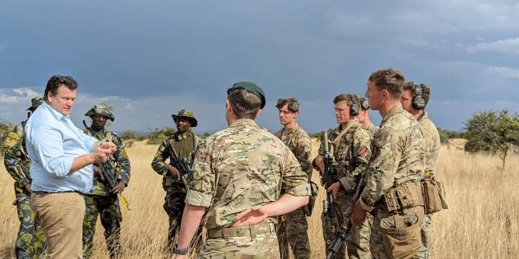 Uk Govt Breaks Silence On Alleged Abuse By British Troops In Kenya British Army Soldiers With Kdf Soldiers On A Joint Training Exercise In Ol Maisor, Laikipia County. Photo/ Batukofficial X