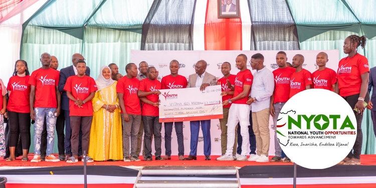 Ruto Announces Nyota Verification And Disbursement Dates Of Ksh 50K To 100,000 Youth Countrywide President William Ruto With Youths During The International Youth Day Celebrations In Kakamega. Photo/Statehouse