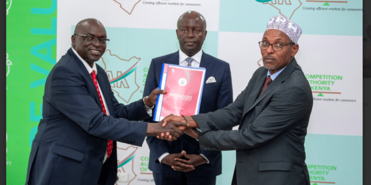 Seven Kenyan Steel Companies Fined Ksh287.9 Million Cak Director General David Kibet (1St From Left) At A Past Event. Photo/ Cak