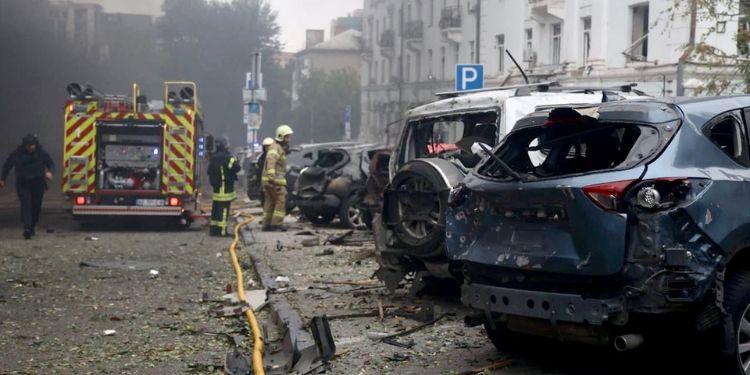 A Photo Of Ukraine After Attack. Photo/Zelenskyy-X
