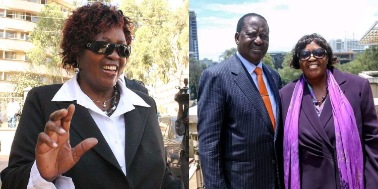 Beryl Achieng Odinga: Profile Of The Late Raila Odinga'S Sister A Photo Collage Of The Late Beryl Acheing' And Raila Odinga Photo/Nation