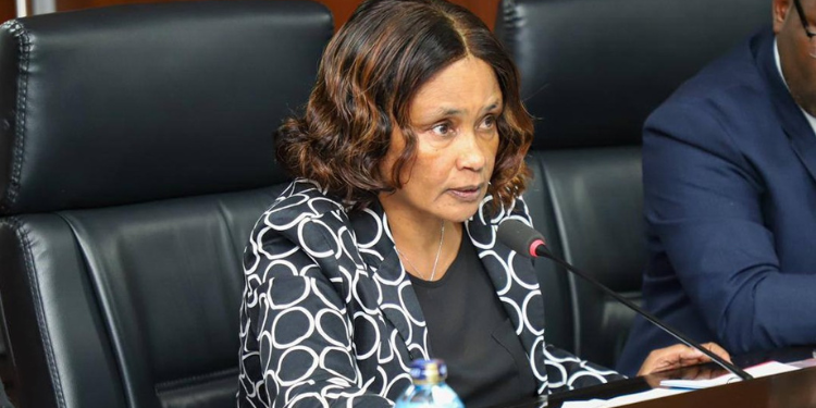Tsc Swings Into Action After Teacher Was Gunned Down By Terrorists A Photo Of Tsc Acting Chief Executive Officer Eveleen Mitei Photo/Parliament