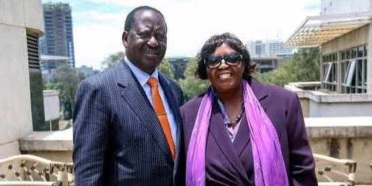 Ida Odinga Lectures And Chases Away Rowdy Mourners Raila Odinga'S Sister Is Dead