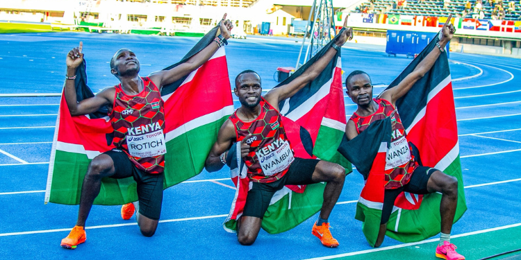 Kenya Rewrites History As Men Dominate Tokyo Deaflympics 5,000M Race Ian Wambui Breaks 5000M World Record At Tokyo Deaflympics