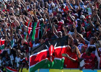 Kenyans Celebrating During The Hsbcsvnsper. Photo/Shujaa
