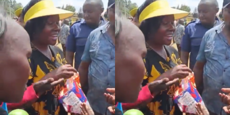 Embu Governor Criticized For Distributing Lollipops During Mbeere North Campaign Embu Residents Have Condemned Cecily Mutitu Mbarire For Distributing Lollipops During A Campaign