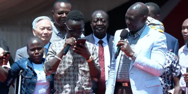 Photo Of President William Ruto Presiding Over The Launch Of Nyota Programme In Kakamega. Photo/Pcs