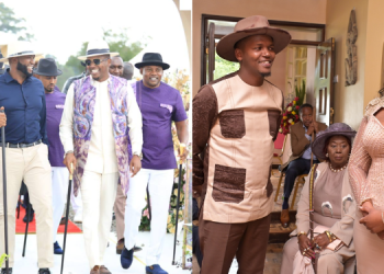 Trans Nzoia Senator Allan Chesang With Channelle Kittony/Oscar Sudi