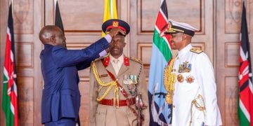 Brigadier Fabian Lengusuranga During The Swearing-In Ceremony At State House On June 28, 2025/Pcs