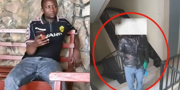 Cctv Footage Reveals Suspects In Boda Boda Delivery Rider Murder A Collage Of The Late Boda Boda Rider Antony Olwal And A Man Suspected To Have Been Involved In The Murder. Photo-Citizen